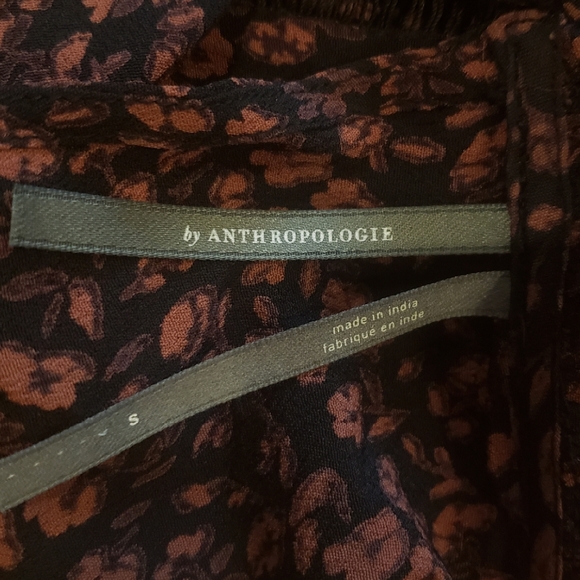 Anthropologie Blouse With Puff Arms Size S - Picture 9 of 9